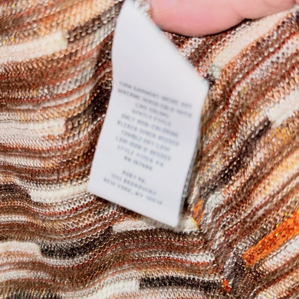 Ruby Rd. Women’s Multicolor Striped Open Cardigan… - image 11